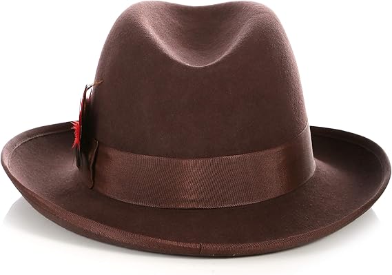 Premium Godfather Homburg Hat for Men