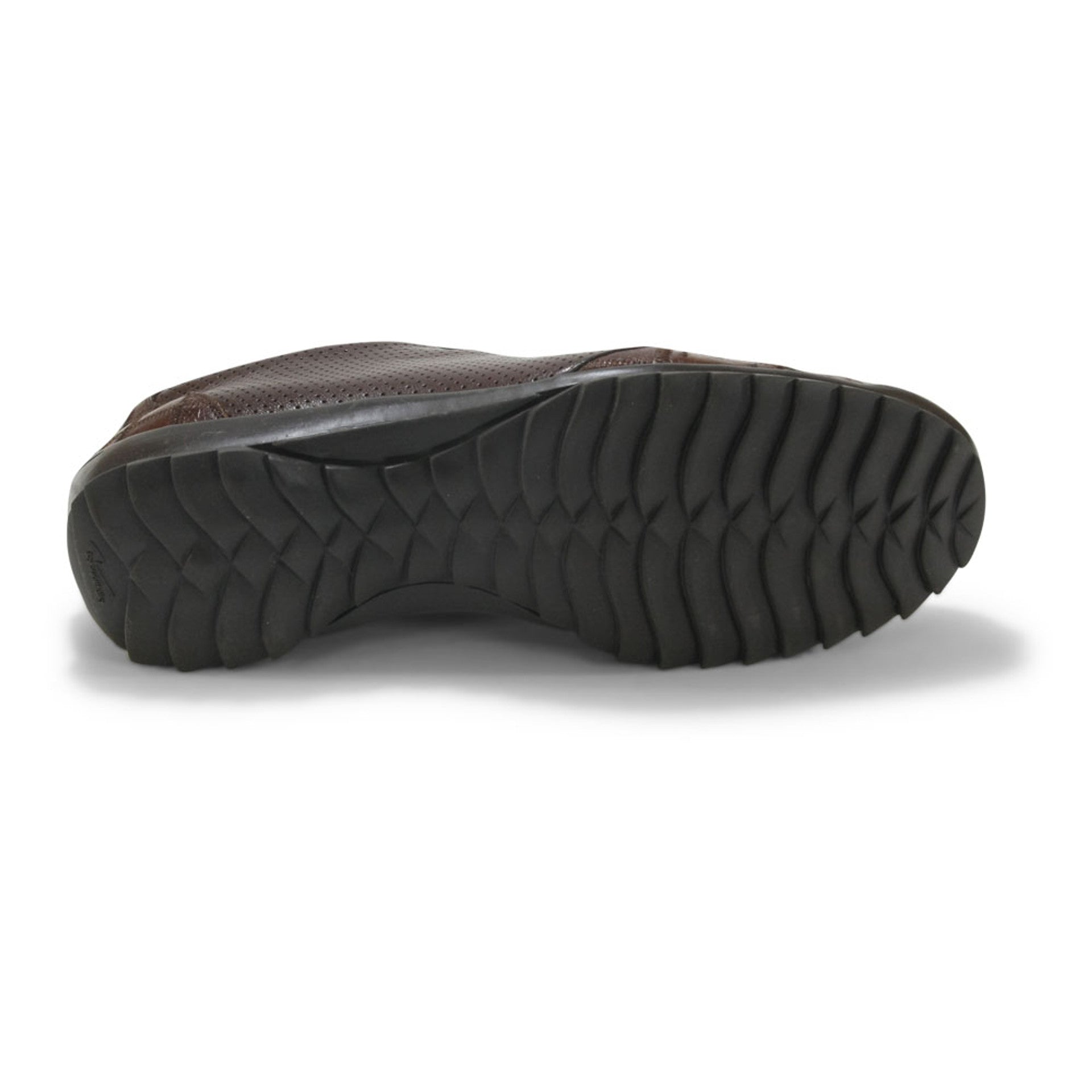 Los Altos Ostrich Patch Brown Shoes