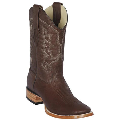 Brown Caiman Hornback Cowboy Boots