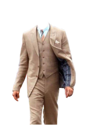 Great Gatsby Brown Men's Suit Costume