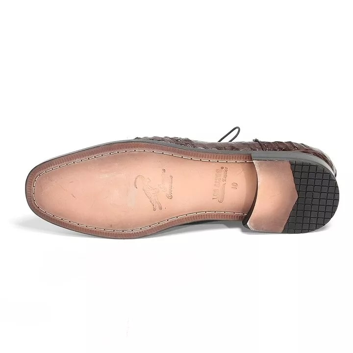 Los Altos Genuine Caiman Oxford Dress Shoe
