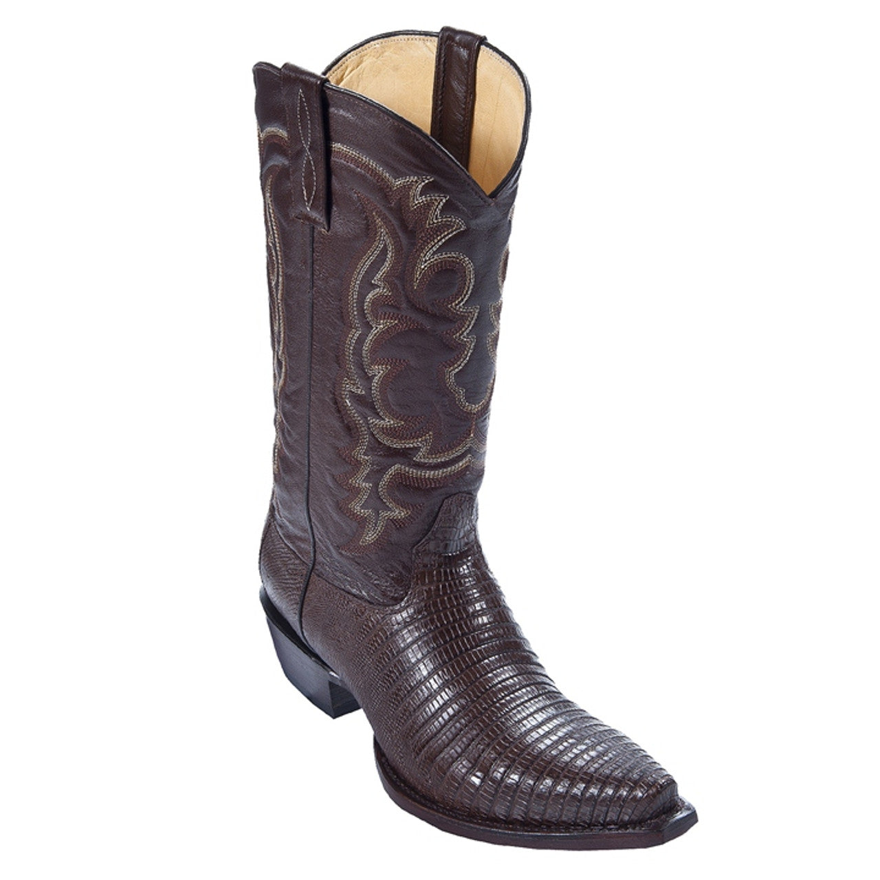 Teju Lizard Snip Toe Boots for Men