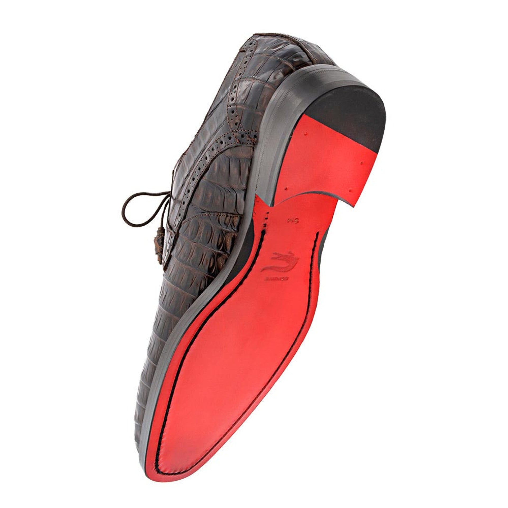 Golfo Derby Crocodile Shoes by Mezlan, Made in Spain