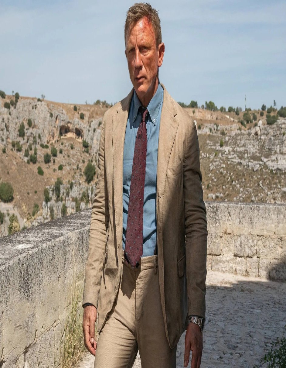James Bond Notch Lapel Suit Costume