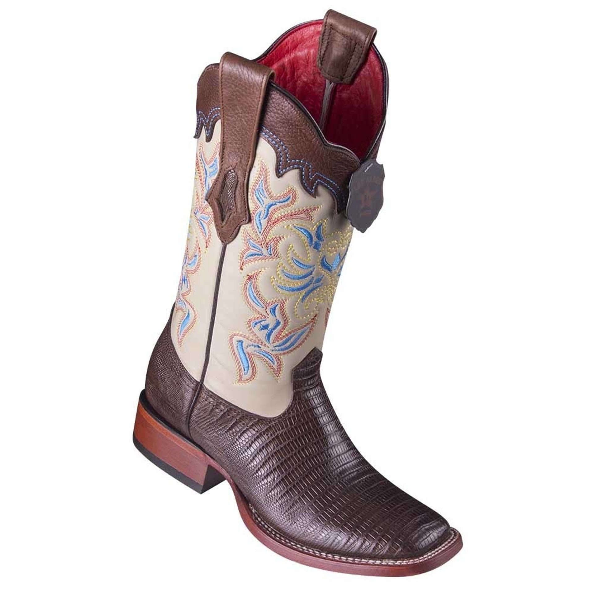 Los Altos Women's Teju Lizard Square Toe Boot