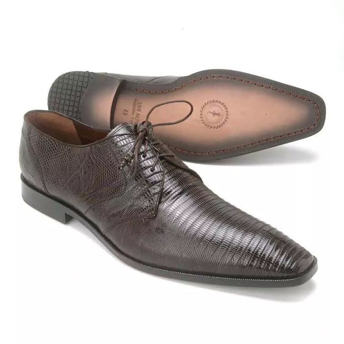 Los Altos Teju Lizard Oxfords in Brown