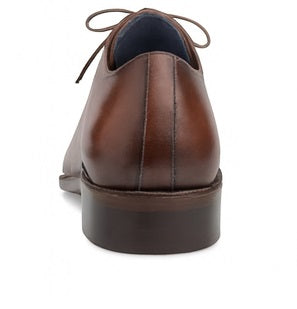 Mezlan Enterprise Brown Calfskin Men’s Plain Toe Shoe