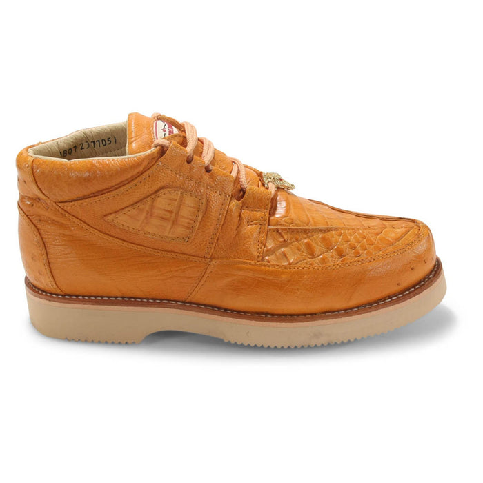 Buttercup Caiman Belly & Ostrich Dress Shoes