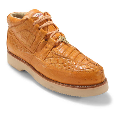 Buttercup Caiman Belly & Ostrich Dress Shoes
