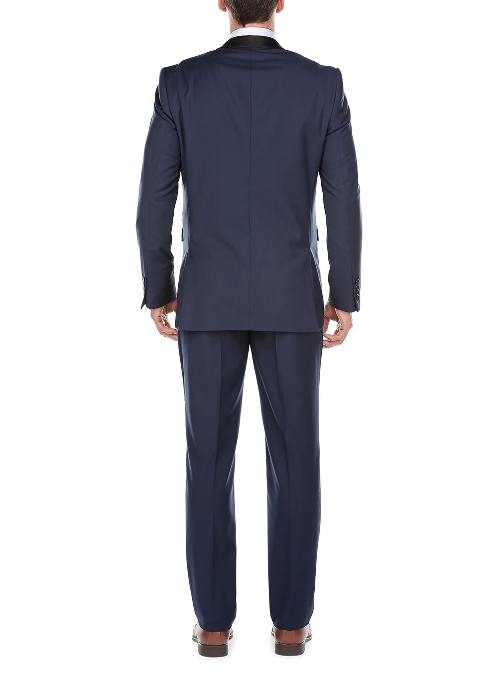 Blue 2 Piece Shawl Lapel Slim Fit Tuxedo