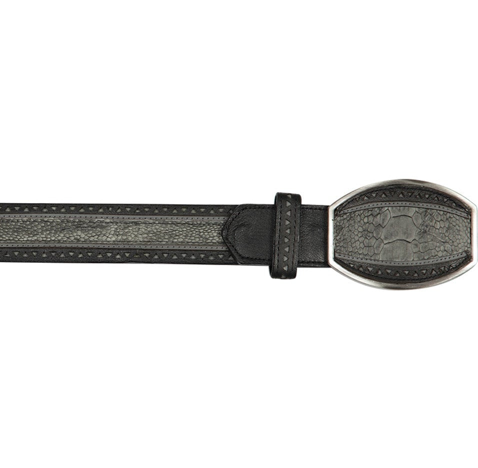 Cinto Corte Laser de Pata de Avestruz Original