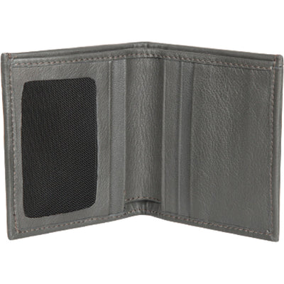Cartera Caiman Café de Piel con Avestruz