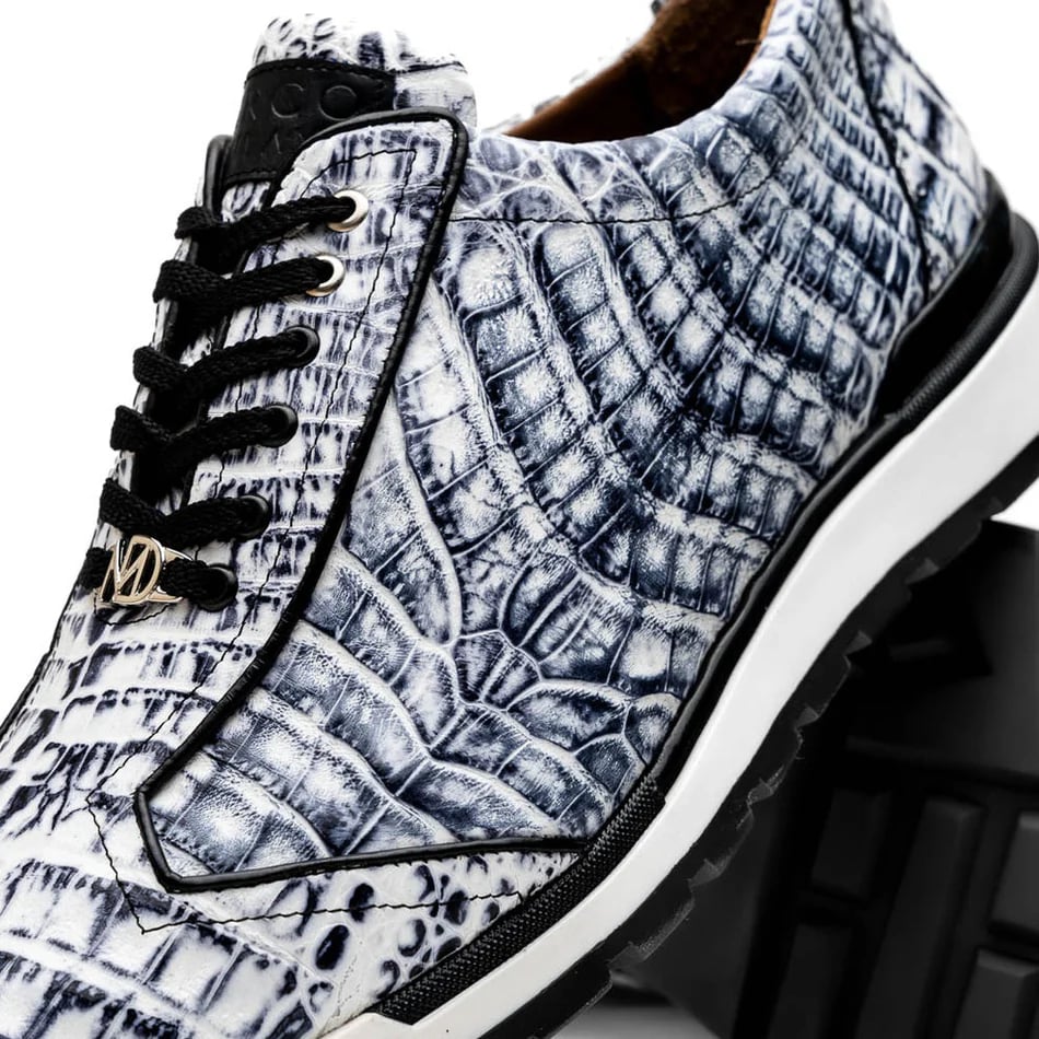 Marco Di Milano Alonzo Caiman Crocodile Sneakers