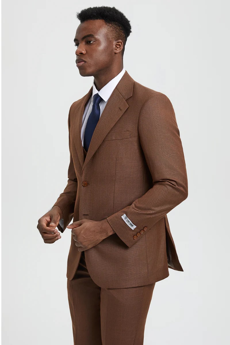 Brown Wedding Tuxedo Suit Set