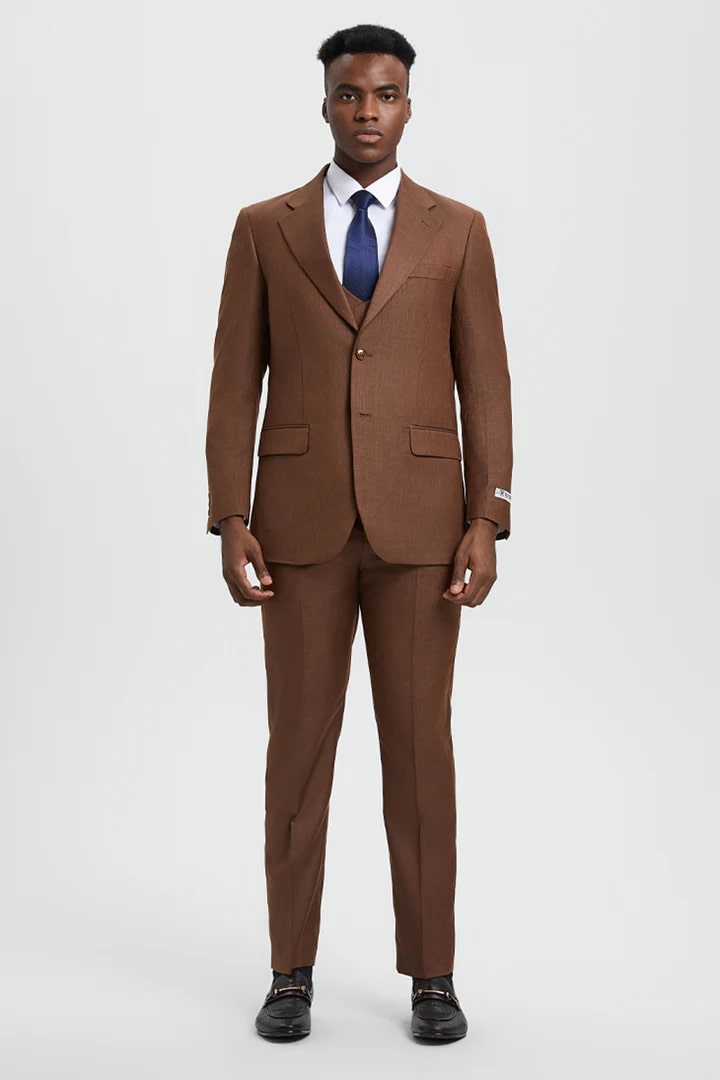 Brown Wedding Tuxedo Suit Set