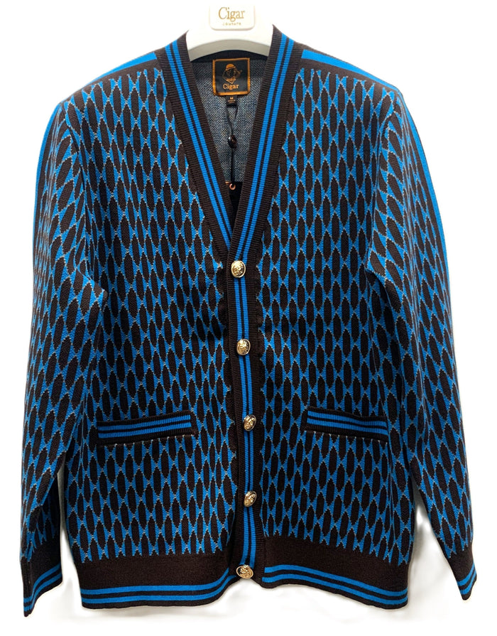 Cigar Couture Cardigan Sweater in Brown