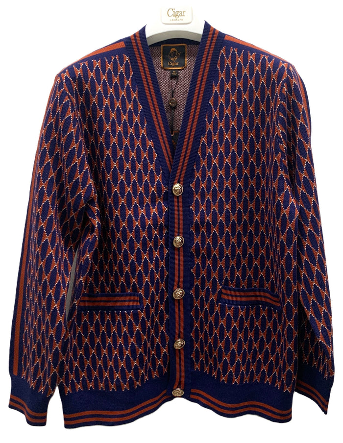 Cigar Couture Cardigan Sweater by Signature Brand