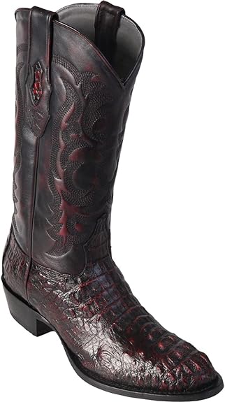 Caiman Hornback Round Toe Western Boot