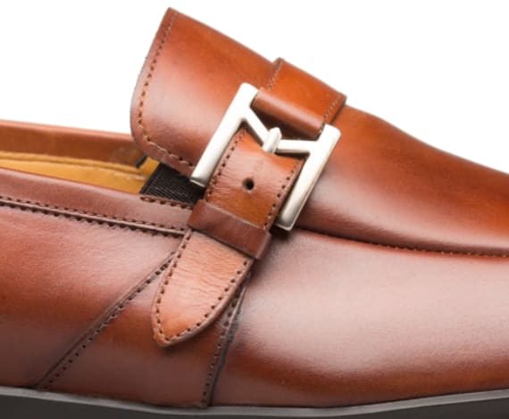 Granby Calfskin Cognac by Mezlan - Made in Spain