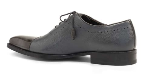 Postdam Calfskin Grey by Mezlan, Made in Spain