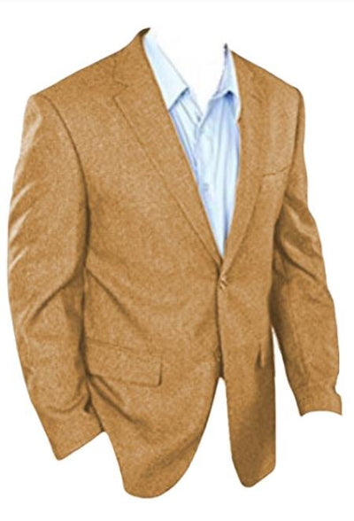 Classic Fit Camel Sport Jacket for Men