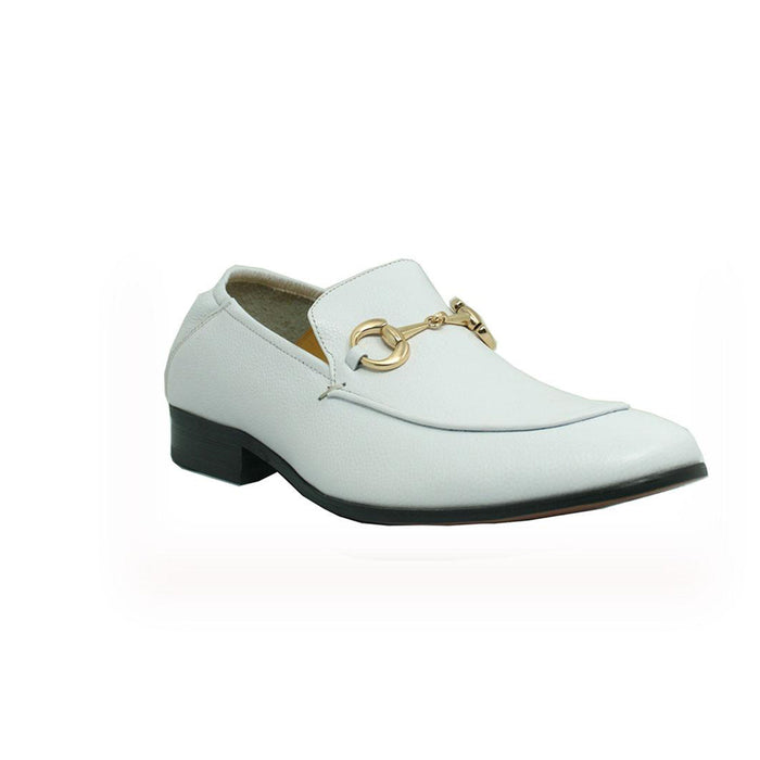 Carrucci KS525-305 Soft Leather Casual Buckle Loafer/Mule