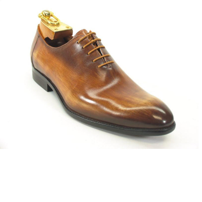 Carrucci Calfskin Whole Cut Lace-up Oxford