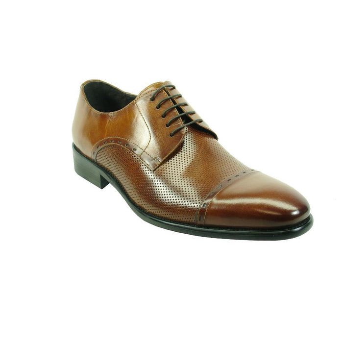 Carrucci Cap Toe Leather Lace-up Shoe