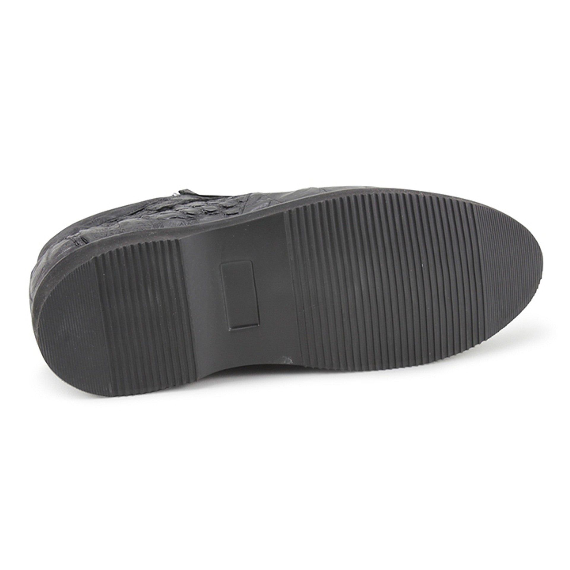 Los Altos Black Caiman Skin Boots