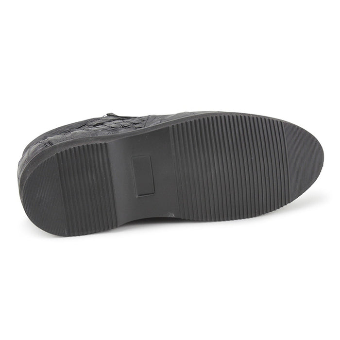 Los Altos Black Caiman Skin Boots
