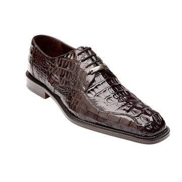 Belvedere Chapo Hornback Caiman Crocodile Dress Shoe