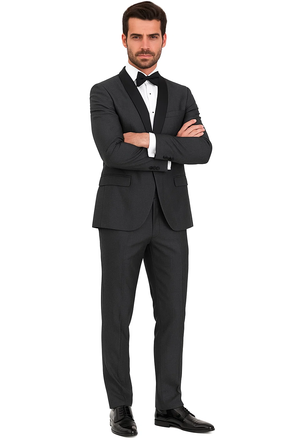 Charcoal Slim Fit Tuxedo