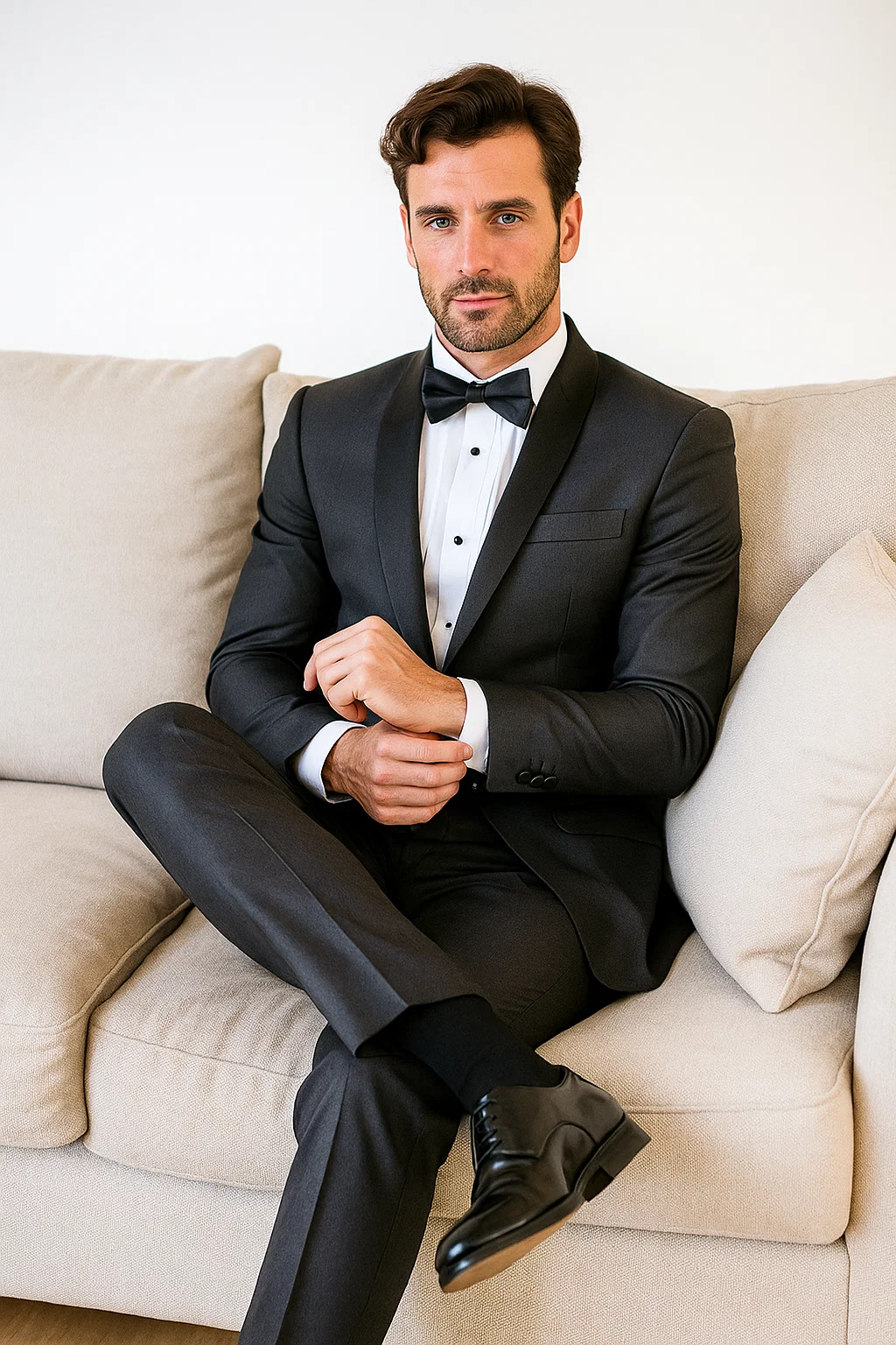 Charcoal Slim Fit Tuxedo
