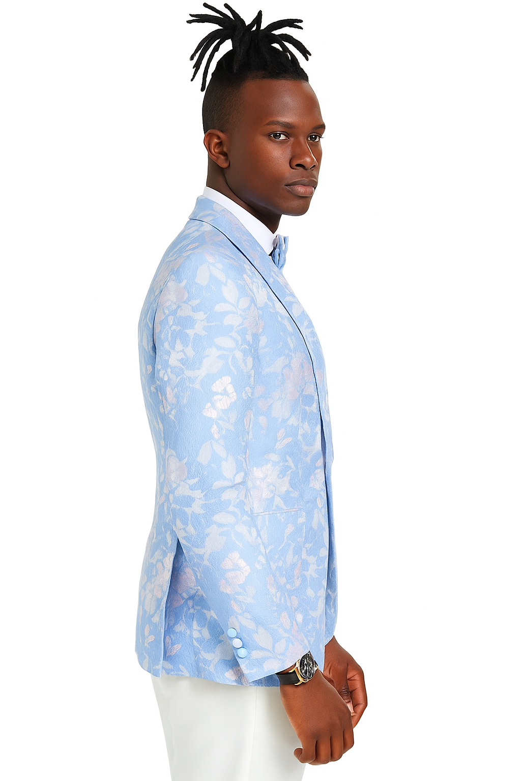 Slim Fit Paisley Foil Tuxedo Dinner Jacket