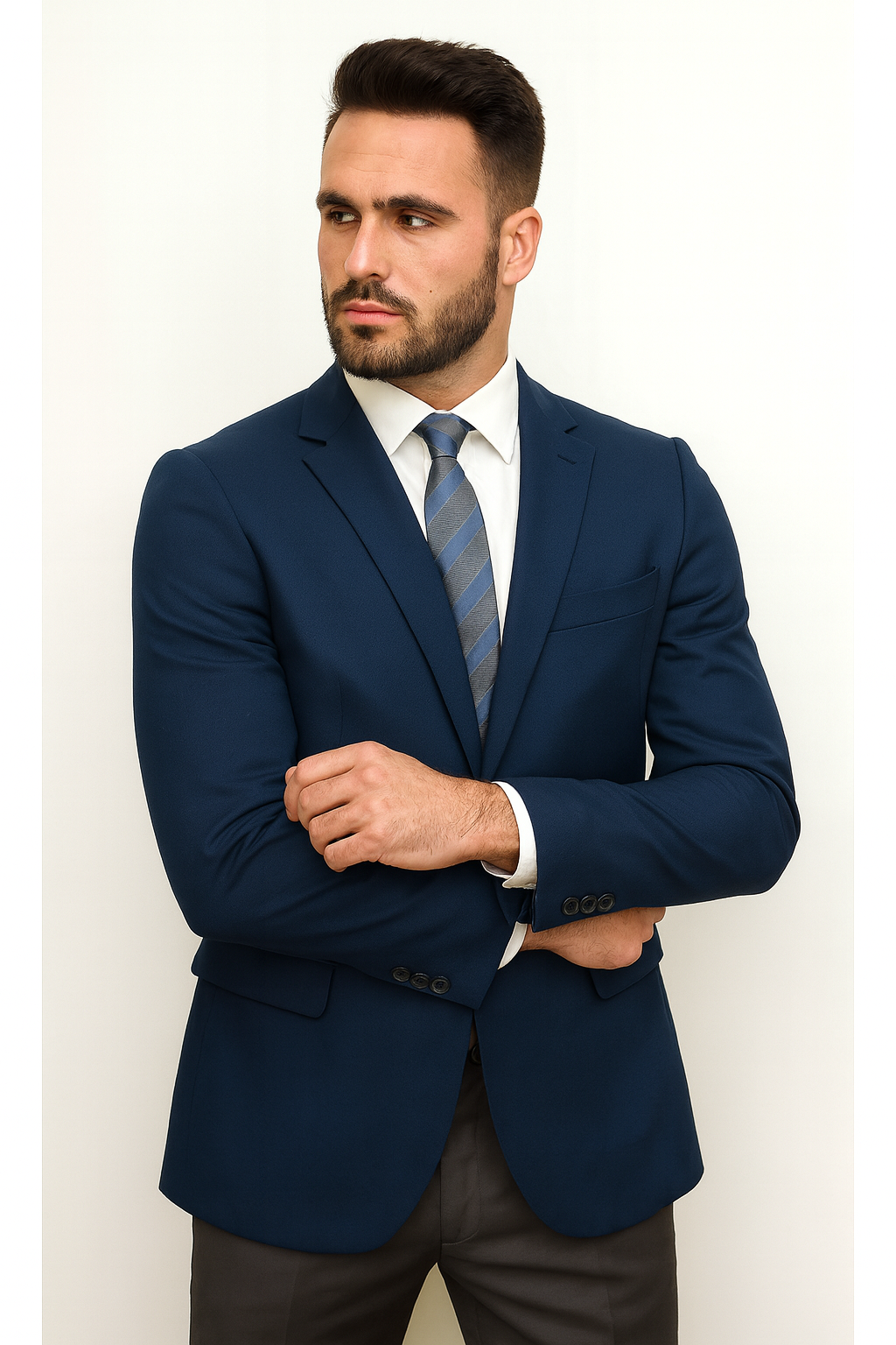 Men's Blue Linen Two Button Cheap Priced Designer Fashion Dress Casual Blazer For Men On Sale Side Vent Jacket Sportcoat Blazer