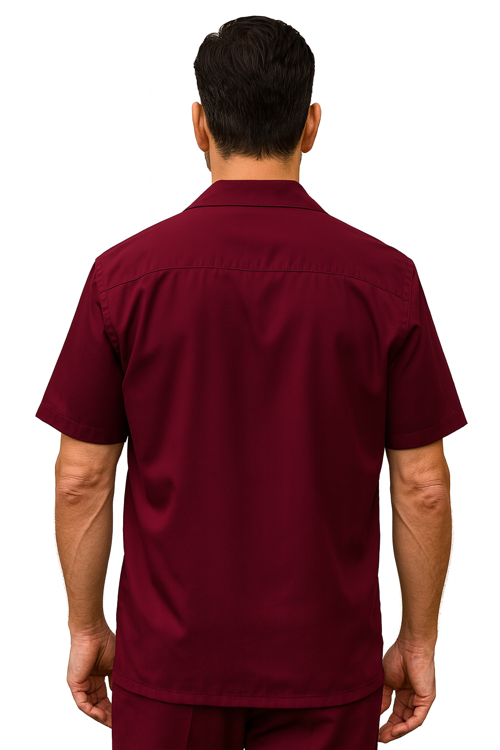 Mens Walking Suit - Big and Tall Casual Suit - Burgundy Suit Up to 6XL Pants