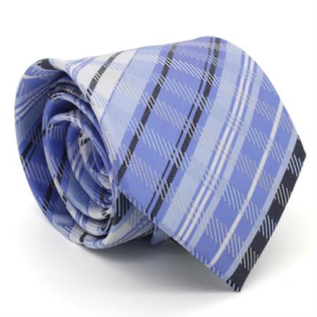 Classic Purple Glen Slim Necktie with Matching Handkerchief - Tie Set - Men's Neck Ties - Mens Dress Tie - Trendy Mens Ties