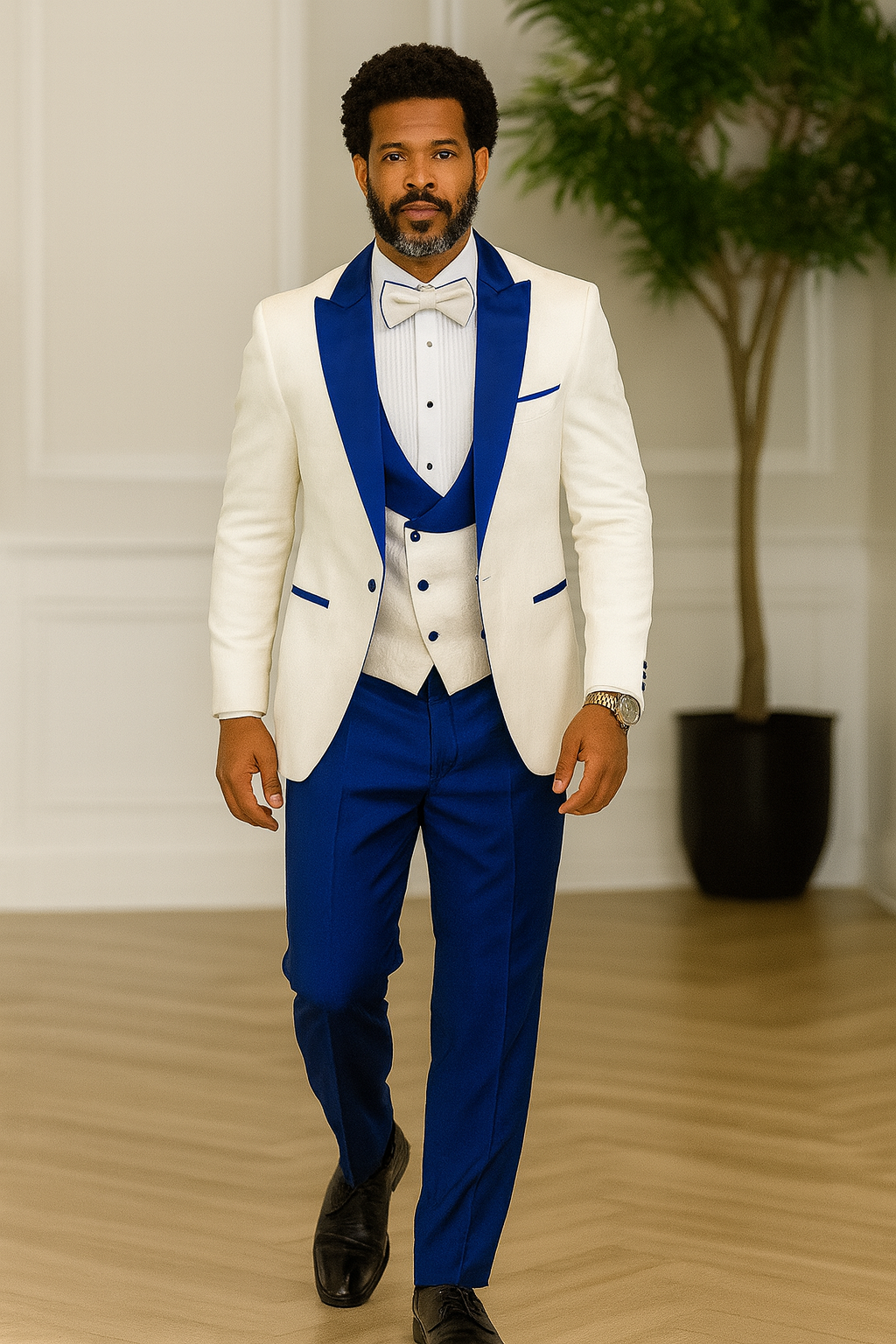 Paisley Peak Lapel Tuxedo Jacket Set