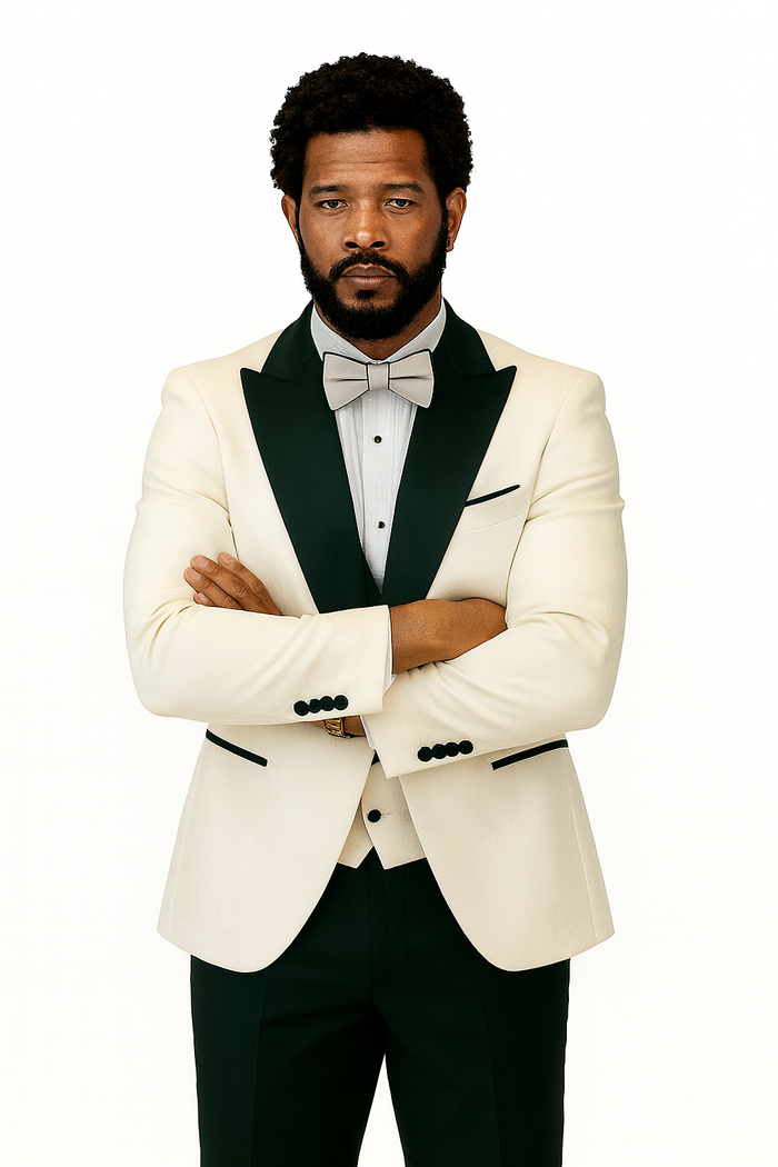 Hilton Paisley Peak Lapel Tuxedo Set