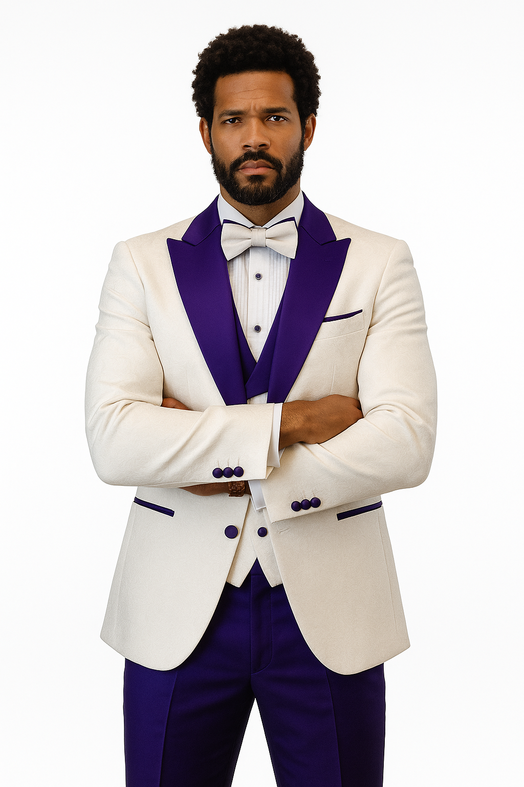 Hilton Paisley Peak Lapel Tuxedo Set
