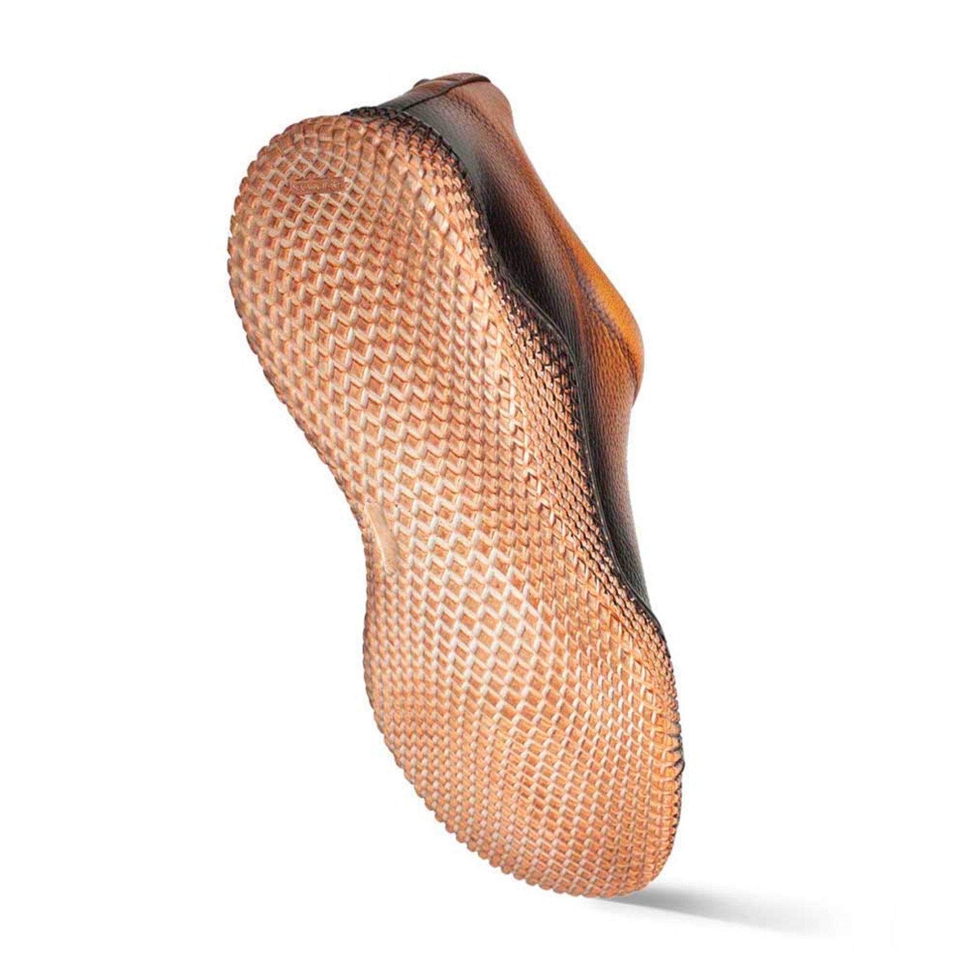 Mezlan Calcio Cognac Deer Skin Slip On Sneakers