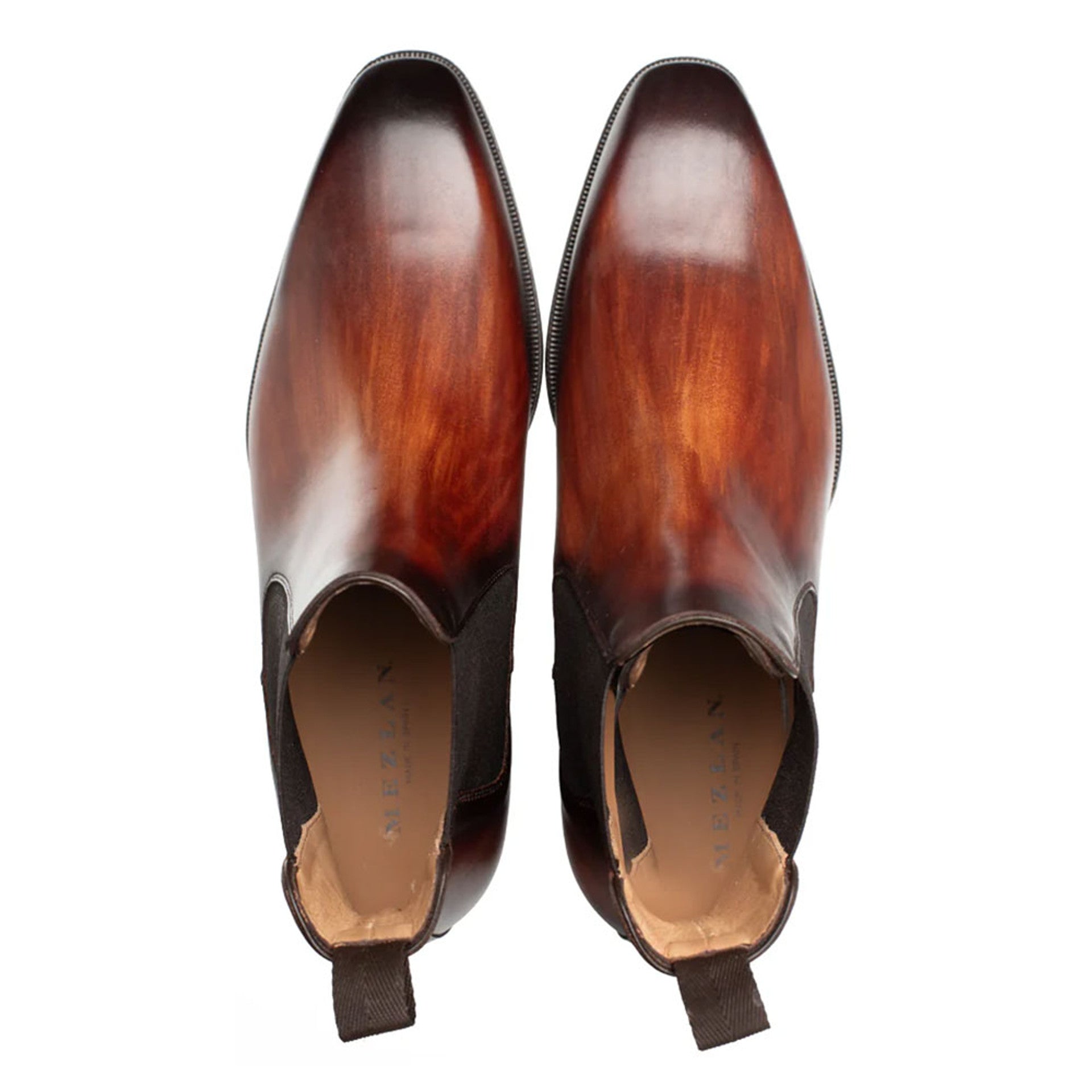 Cervantes Cognac Rust Chelsea Boots by Mezlan