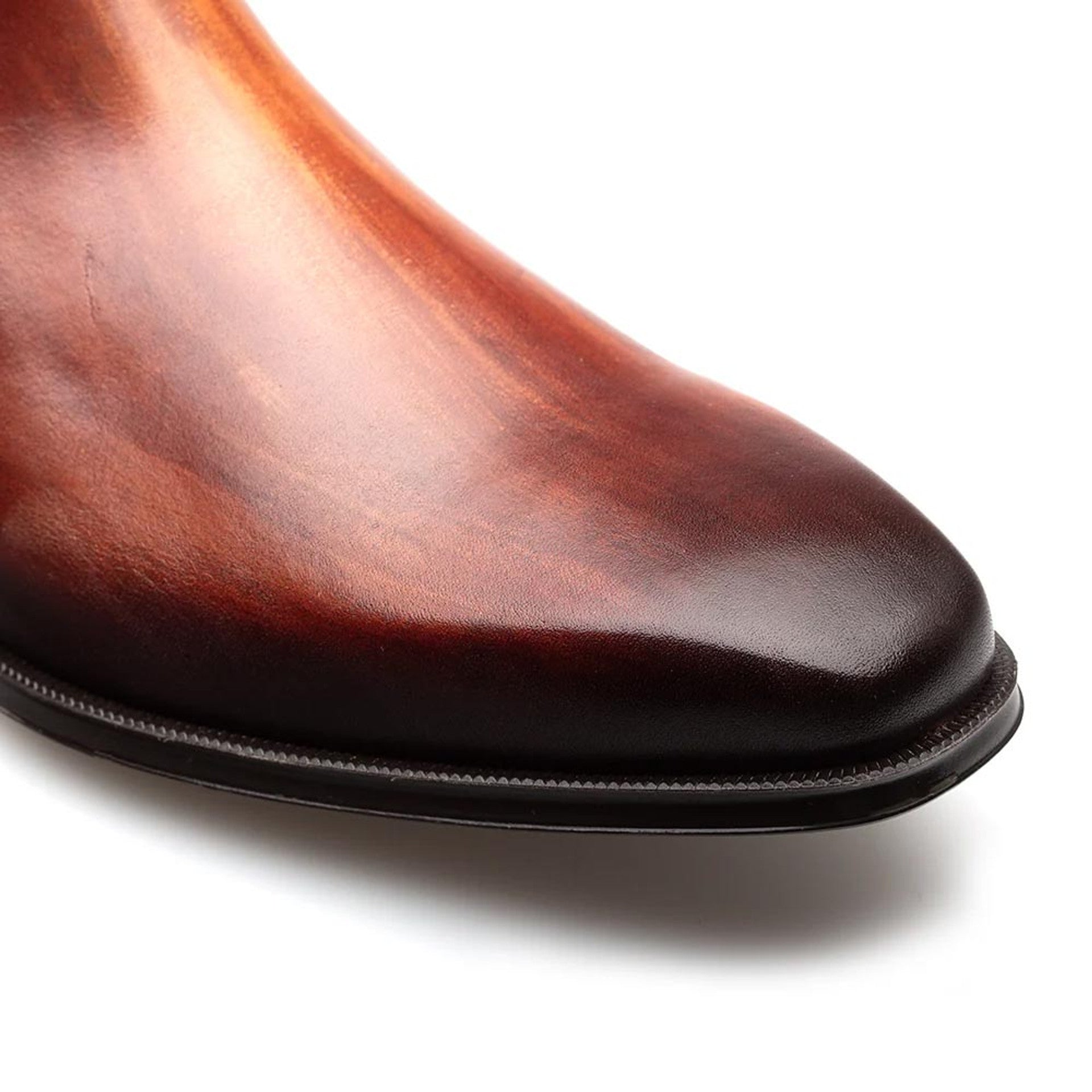 Cervantes Cognac Rust Chelsea Boots by Mezlan