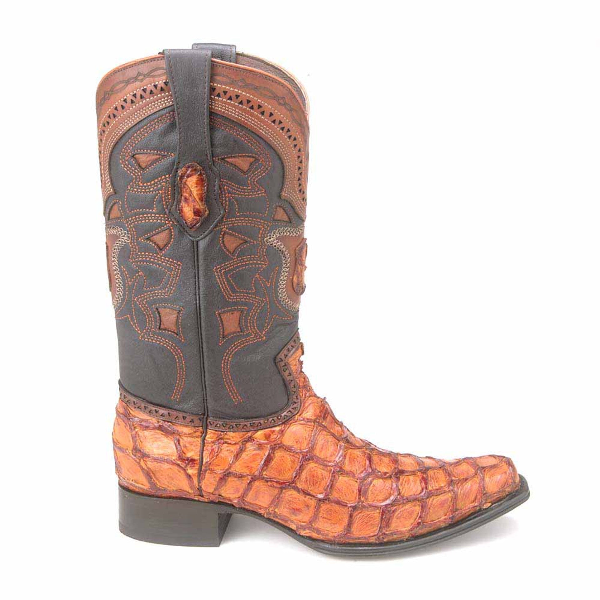 Los Altos Pirarucu Cognac Square Toe Men’s Boot