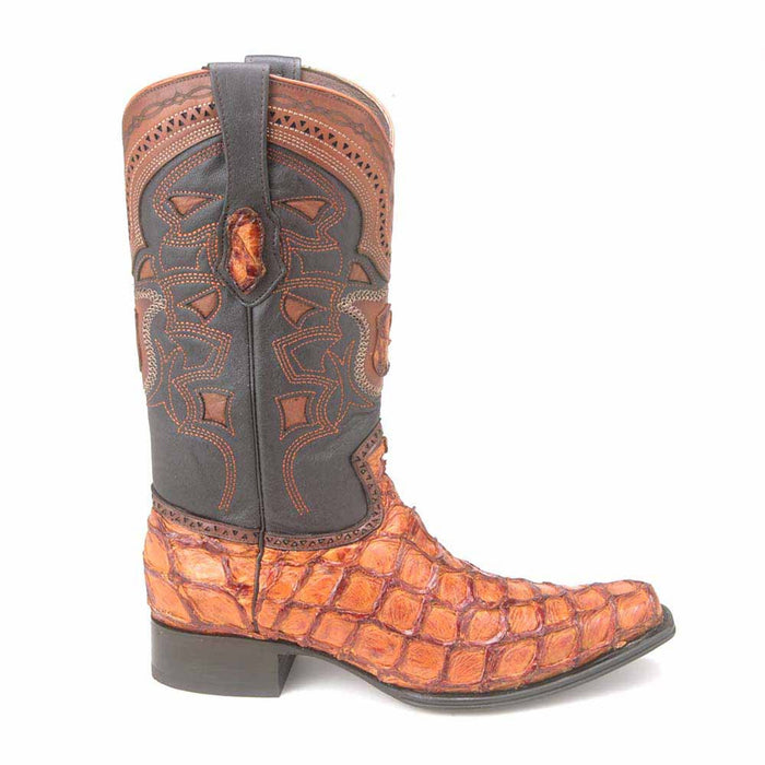 Los Altos Pirarucu Cognac Square Toe Men’s Boot
