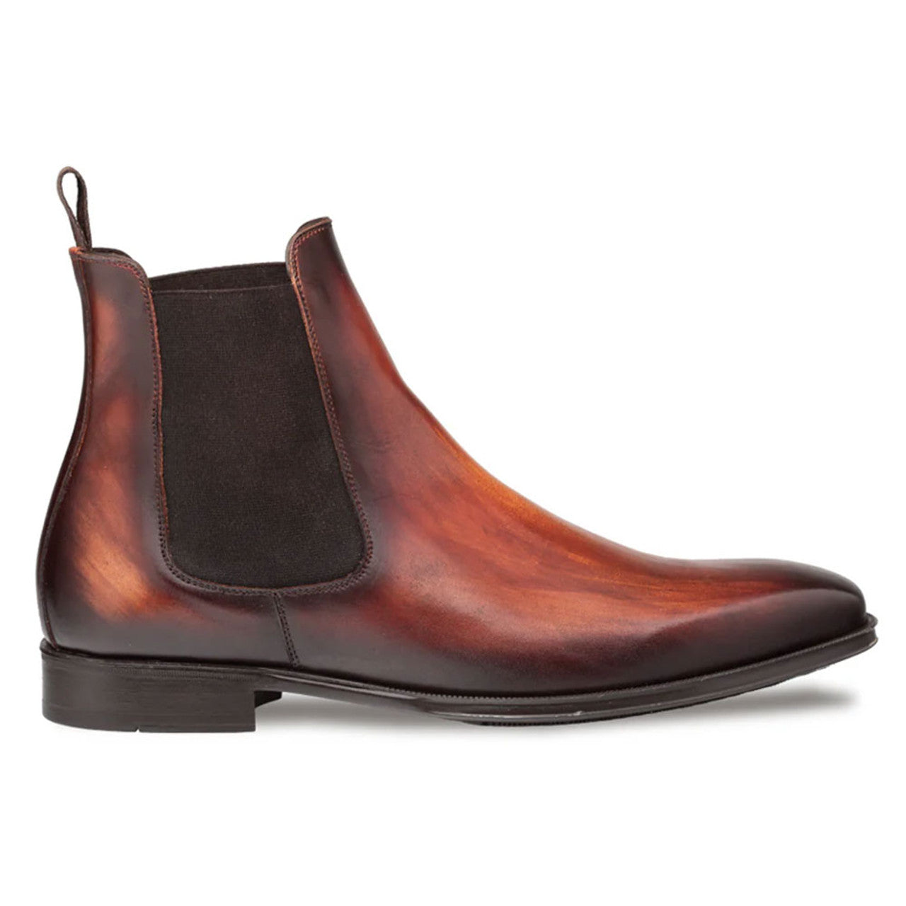 Cervantes Cognac Rust Chelsea Boots by Mezlan