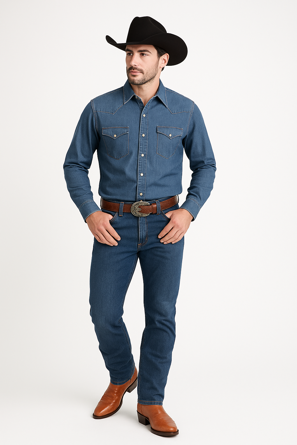 Mens Eel Cowboy Boot - "Burgundy" Boot