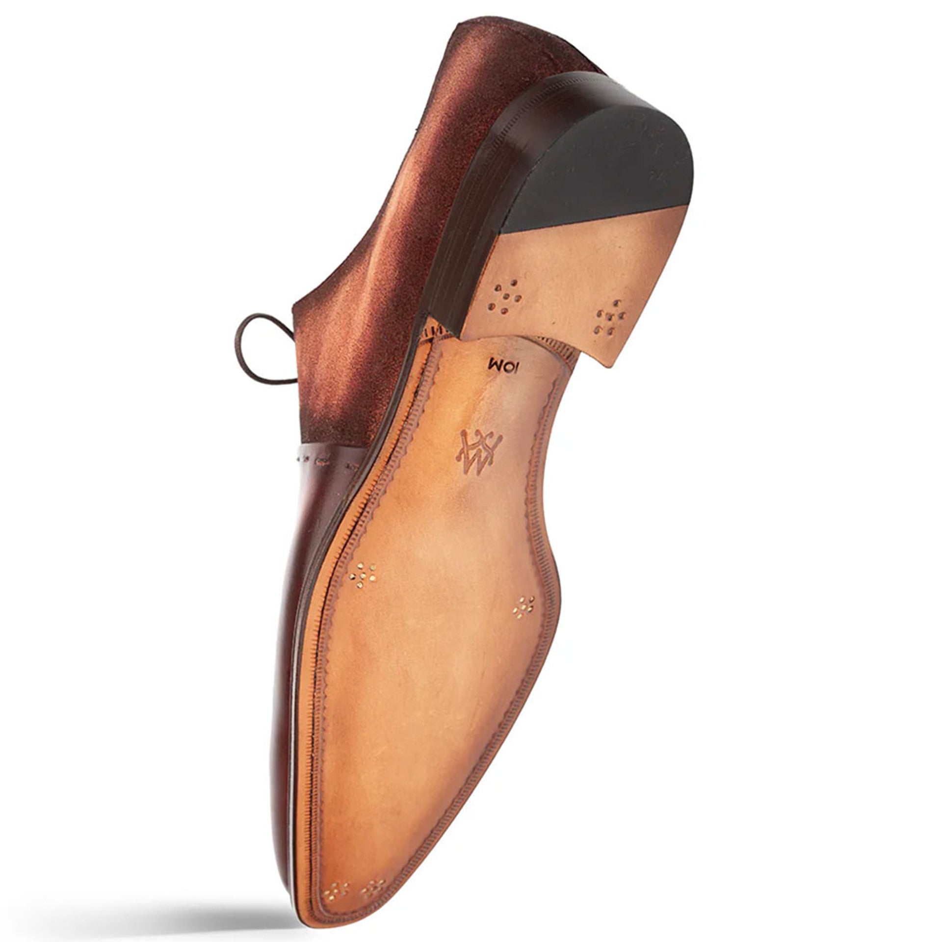 Mezlan Colomer Cognac/Rust Calf/Suede Oxford Shoes