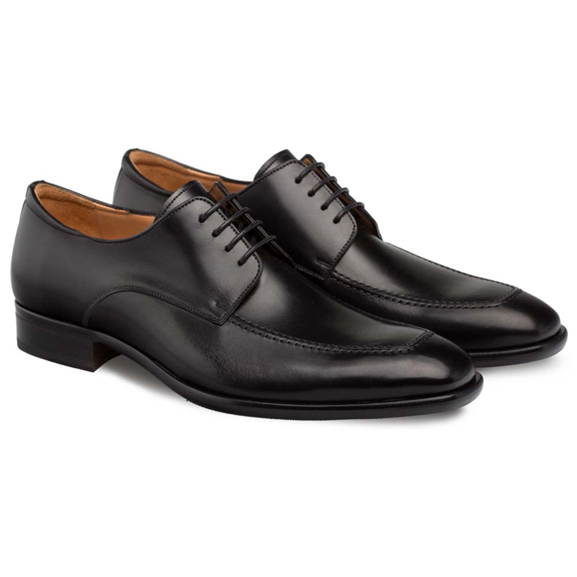Coventry Black Calfskin Leather MenŸ??s Classic Apron Oxford By Mezlan Made In Spain Brand