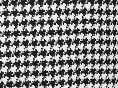 Black Houndstooth Hybrid Double Breasted Jacket